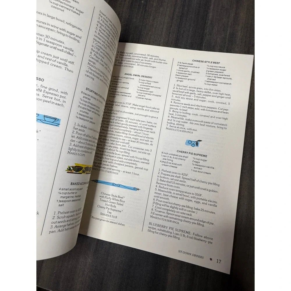 McCalls Company Cookbook Volume 13‎ Vintage 1978 Recipes Cooking